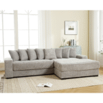 Walker Edison | Corduroy Right L-Shaped Sectional Cloud Couch - Image 6