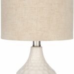 Gulmarrad Textured Ivory Ceramic Table Lamp