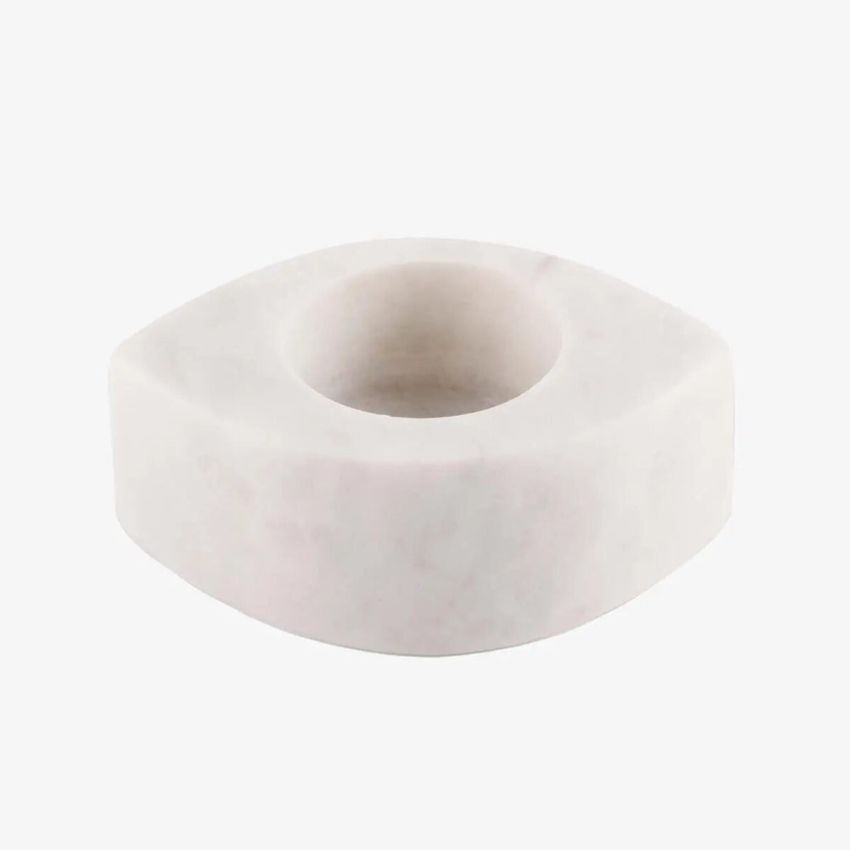 2-Piece Blossom Marble Tea Light Holders - Image 2