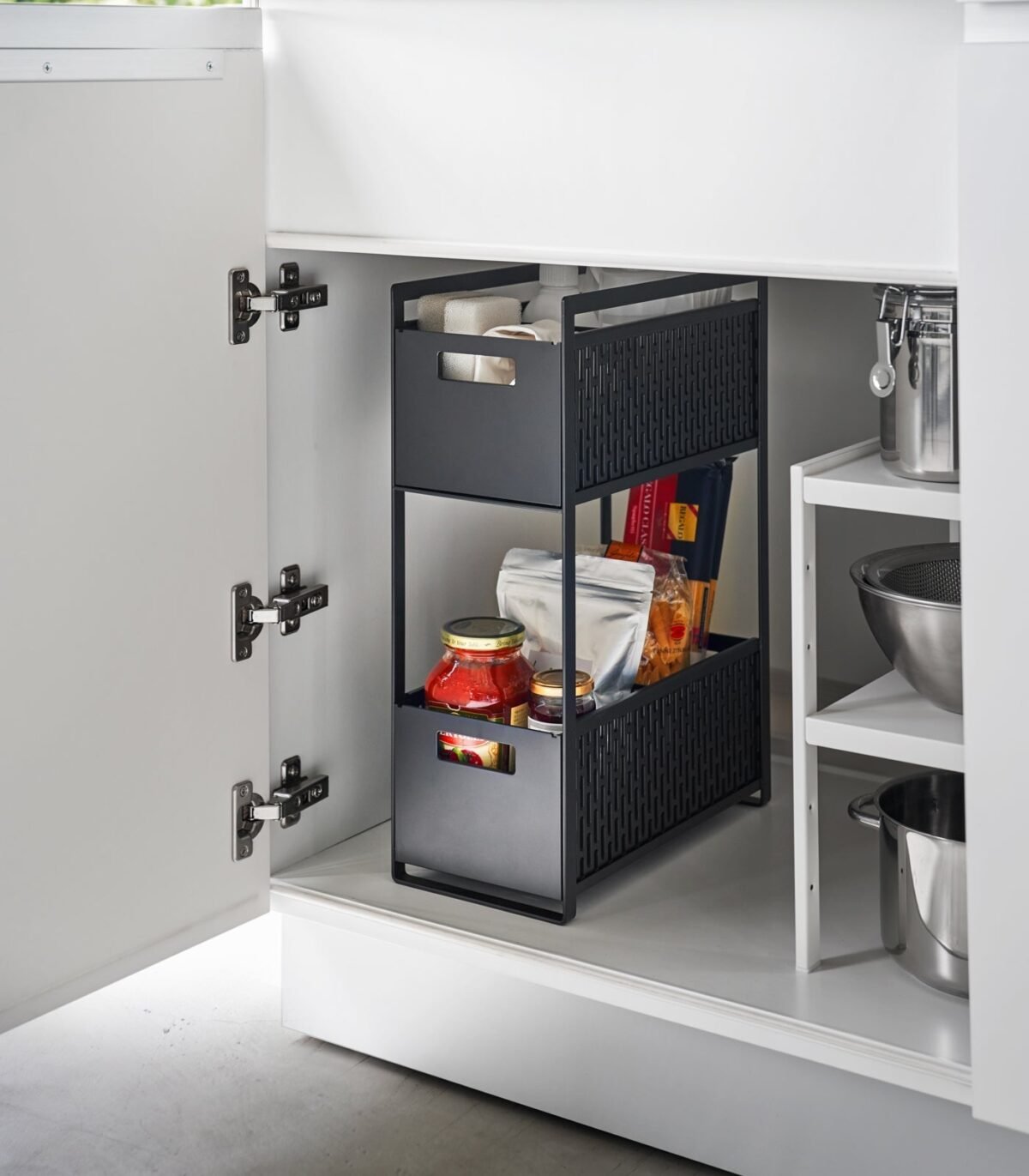 Two-Tier Cabinet Storage Basket - Image 11