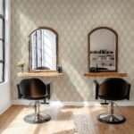 Boho Geometric Neutral Wallpaper | Textured Sand Pattern - Image 3