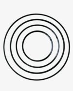 SIREN DINNERWARE // CLEAR + BLACK