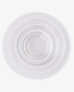 SIREN DINNERWARE // CLEAR + WHITE