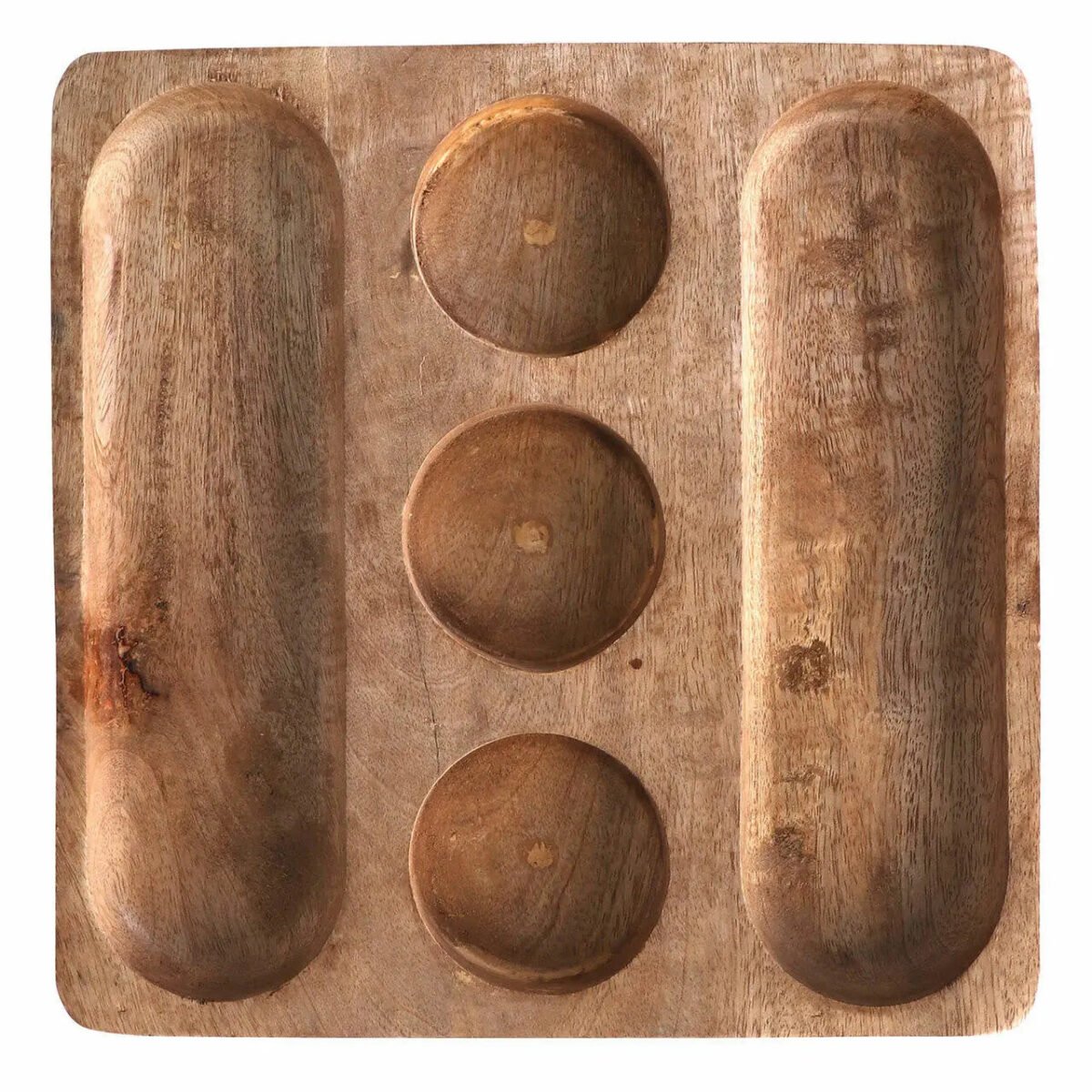 Bouffe Acacia Wood & Ceramic Food Platter - Image 4