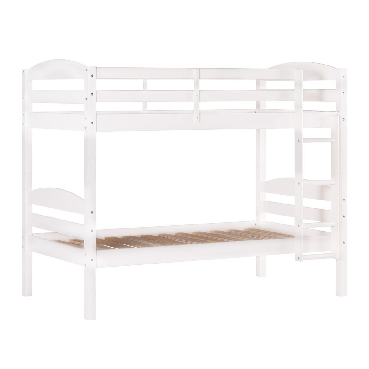 Carolina Transitional Solid Wood Twin-over-Twin Bunk Bed - Image 19