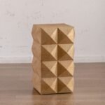 Walker Edison | Modern Embossed Pattern Side Table - Image 5