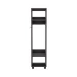 Walker Edison | Minimalist Tall Wardrobe Armoire Storage Cabinet with Mirrorlook - Image 2