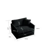 Walker Edison | Cloud Deep Seat Accent Sofa Chair - Image 5