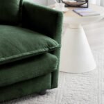Walker Edison | Chenille Modular Cloud Couch with L-Shaped Sectional and Ottoman - Image 15
