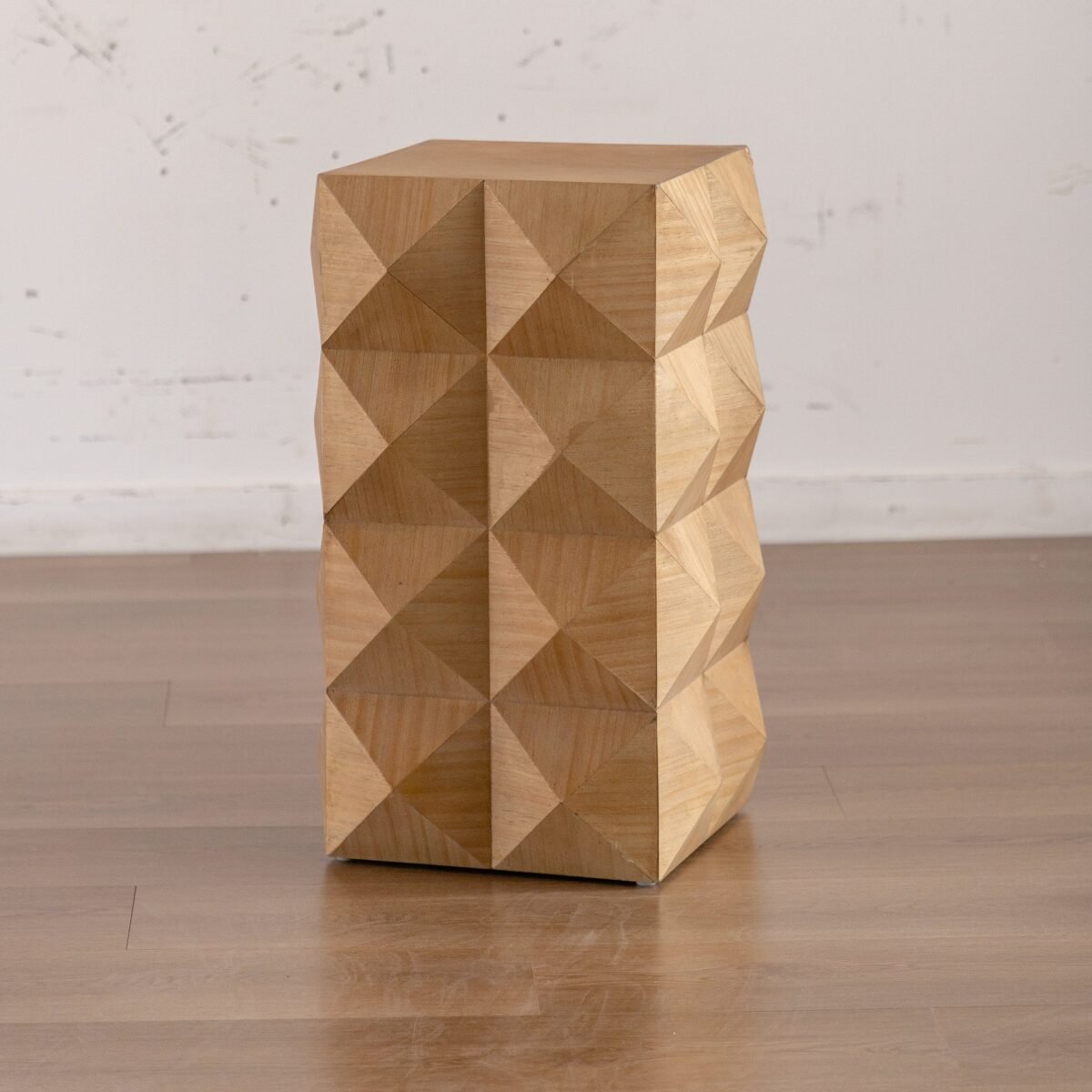 Walker Edison | Modern Embossed Pattern Side Table - Image 6