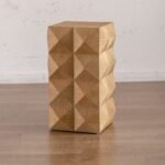Walker Edison | Modern Embossed Pattern Side Table - Image 6