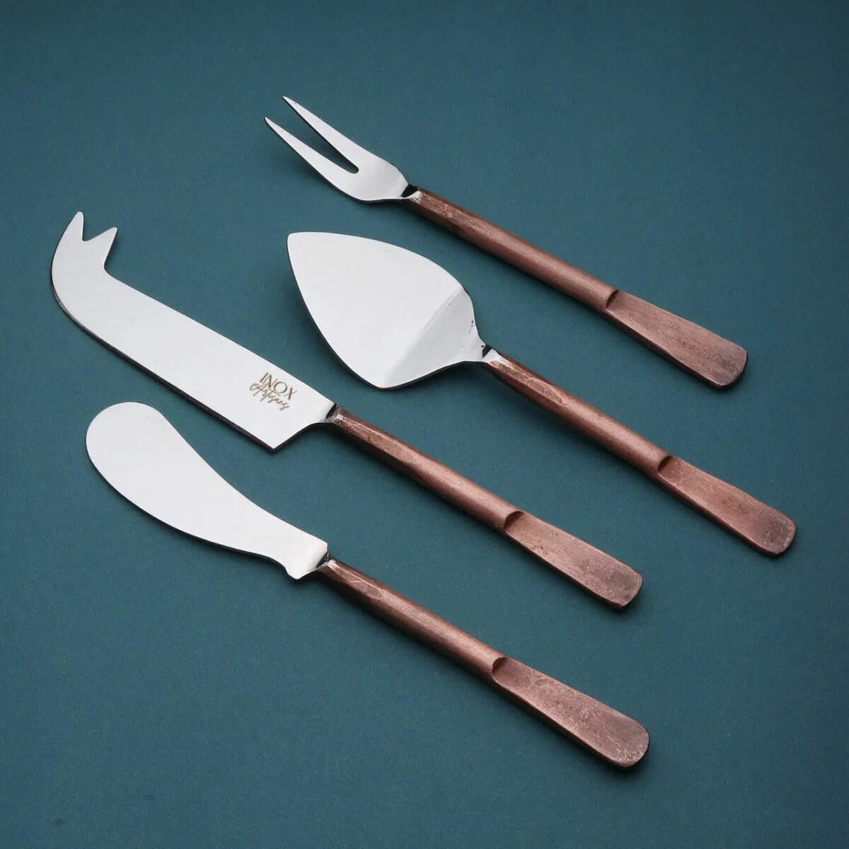 Celia Cheese Knives, Spreader & Fork Set - Image 2