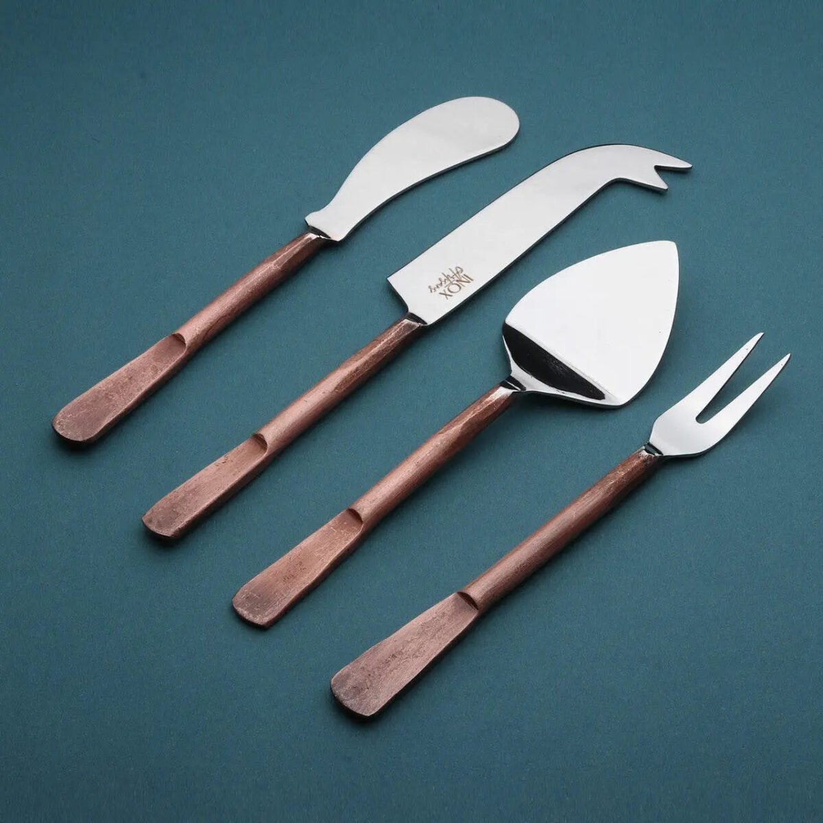 Celia Cheese Knives, Spreader & Fork Set - Image 1