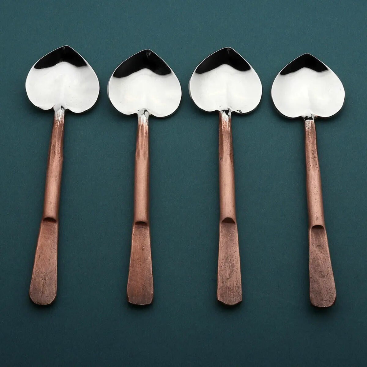 Celia Heart Coffee/Dessert Table Spoon 4 Pc. Set - Image 2