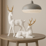 Cervidae Handcrafted Reindeer Figurines - Image 9