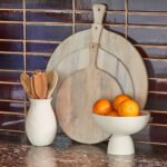 Charlotte Serving Bowl - Eco-Friendly Aluminum & Mango Wood Collection for Modern Entertaining - Image 8