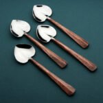 Copper Ridge Heart Coffee/Dessert Table Spoon 4 Pc. Set - Image 4