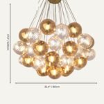 Cuneiform Indoor Chandelier - Image 11