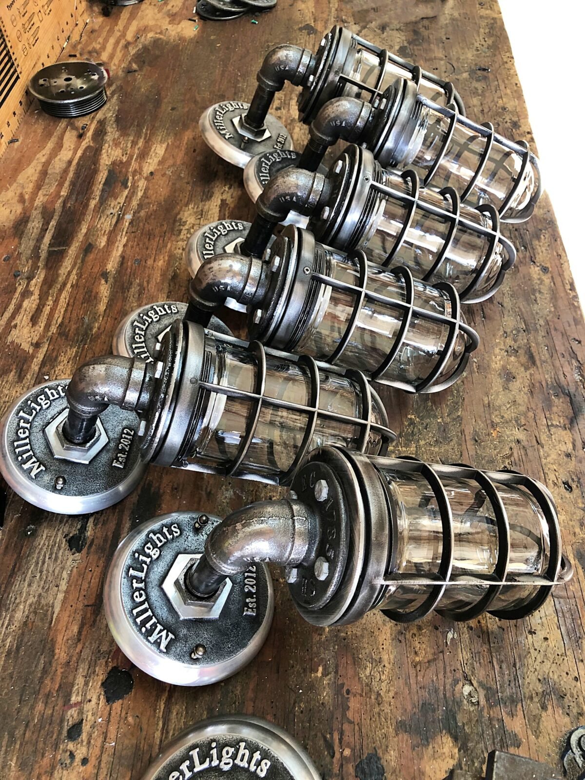 Industrial Wall Sconce - The Ward - Image 6