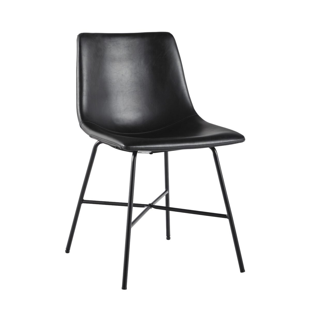 Xuma Urban Industrial Faux Leather Seating Collection (Dining Chair or Counter Stool), Set of 2 - Image 10