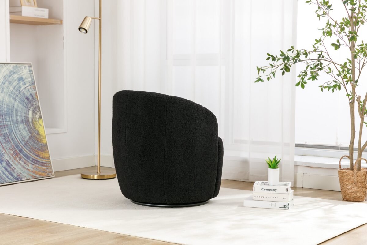 Walker Edison | Teddy Swivel Barrel Accent Chair - Image 11
