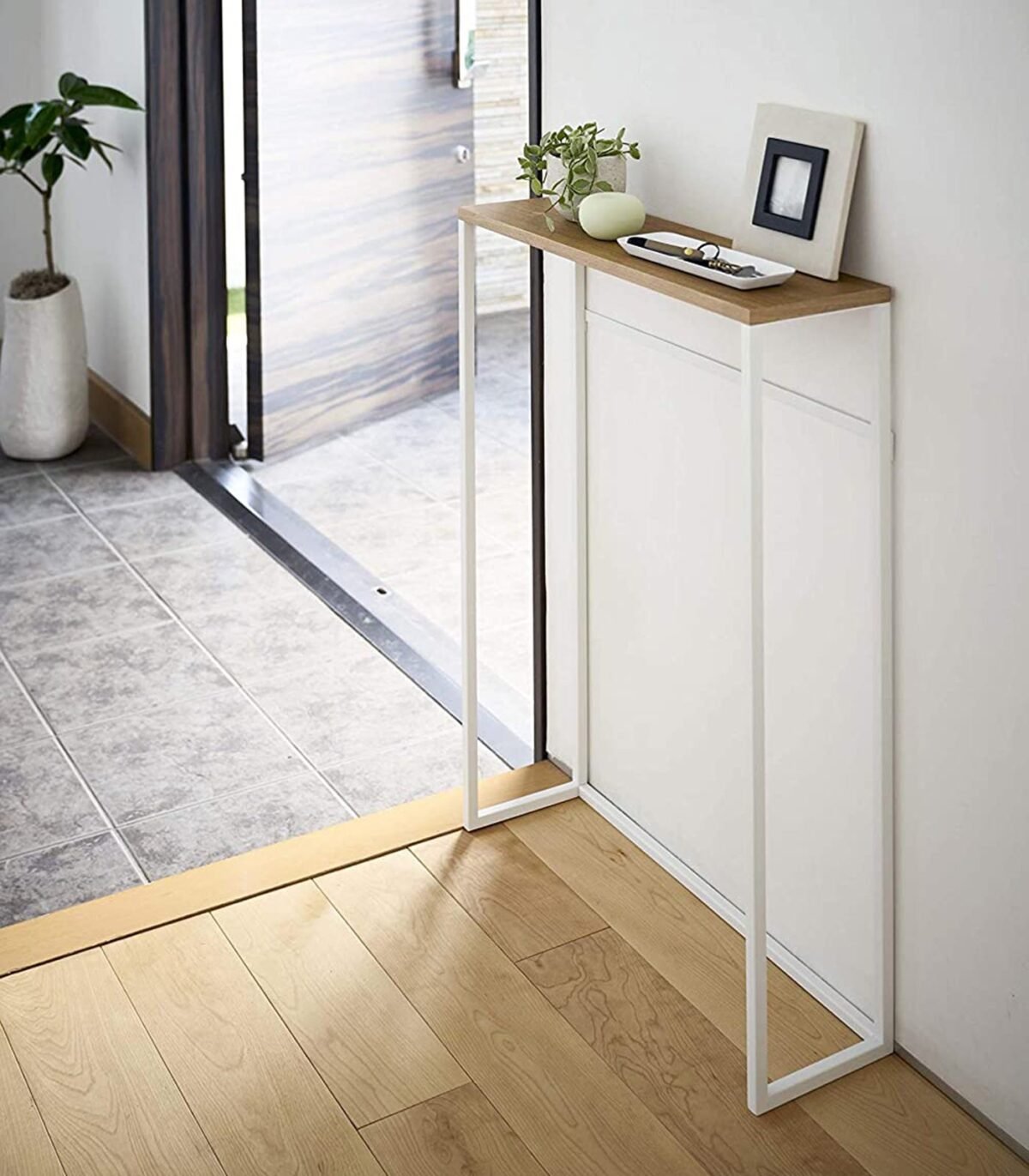 Narrow Entryway Console Table (32" H)  - Steel - Image 2
