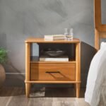 Walker Edison Spindle Transitional 1-Drawer Nightstand - Image 2
