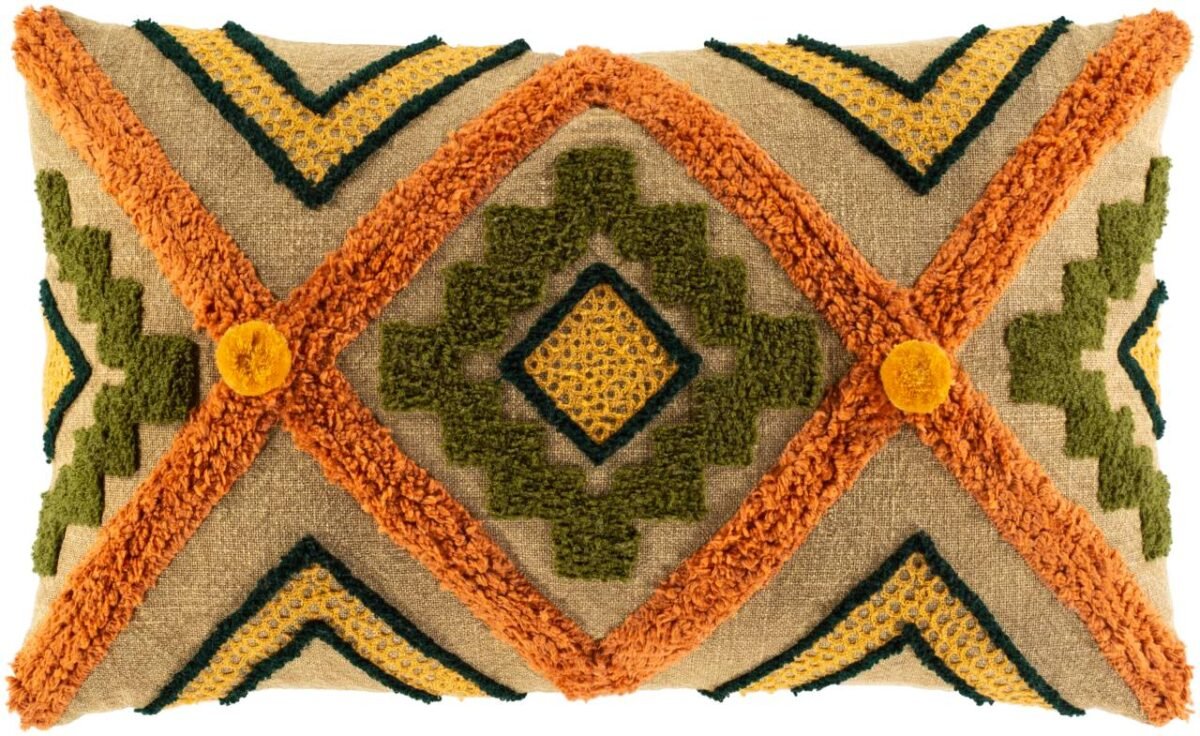 Pepingen Olive Pillow Cover - Image 1
