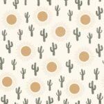 Desert Wallpaper - Cactus and Sun Wallpaper - Image 2