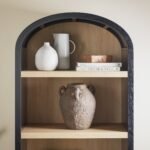 Chantelle Modern Arched Bookshelf with Open Shelves - Image 4