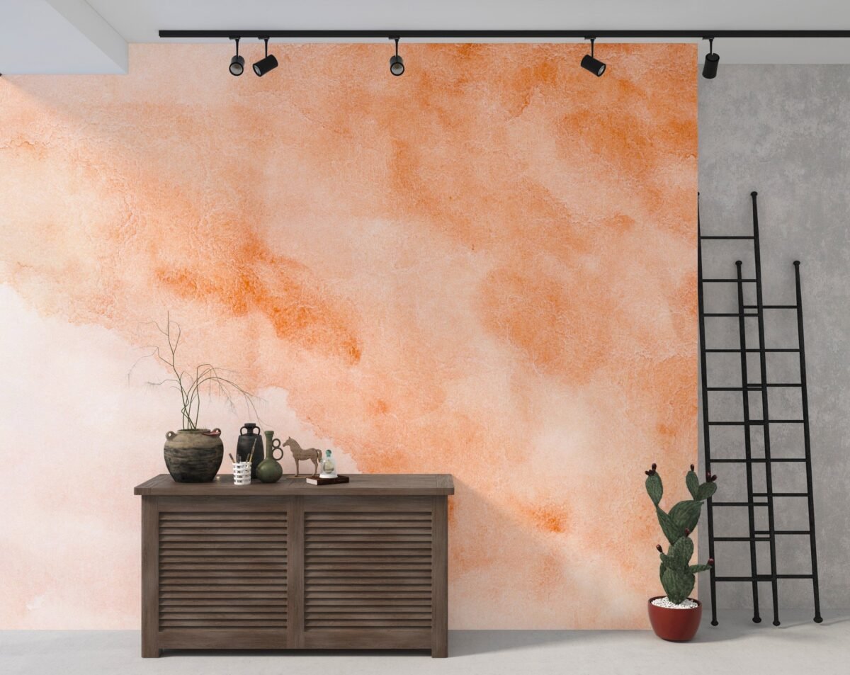 Abstract Watercolor Wallpaper - Organic Brush Strokes Wall Mural - Image 4
