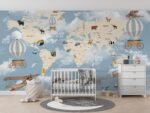 World Map Mural Wallpaper - Image 3