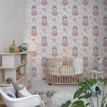 Hippo Wallpaper Nursery Room