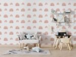 Pastel Boho Rainbow Peel and Stick Wallpaper | Girls Room Wall Decor - Image 6