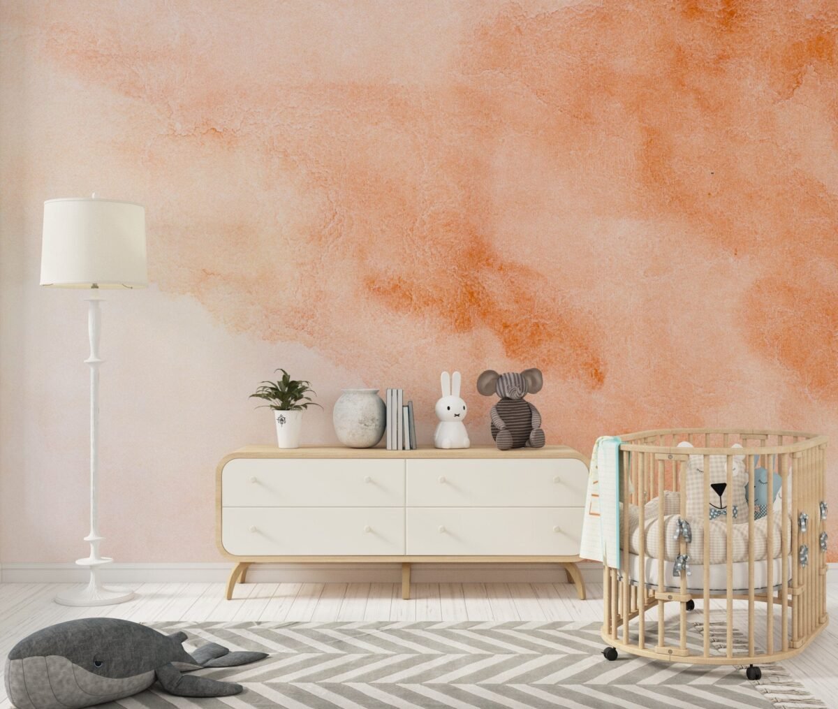 Abstract Watercolor Wallpaper - Organic Brush Strokes Wall Mural - Image 6