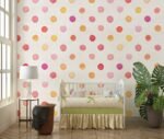 Gender Neutral Nursery Wallpaper | Polka Dot Wallpaper - Image 5