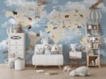 World Map Mural Wallpaper - Image 4