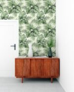 Green Leaf Tropical Wallpaper Peel and Stick - Image 3