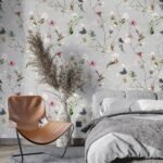 Garden Spring Flowers Removable Wallpaper