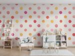 Gender Neutral Nursery Wallpaper | Polka Dot Wallpaper - Image 6