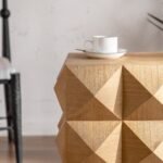 Walker Edison | Modern Embossed Pattern Side Table - Image 8