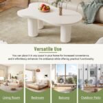 Walker Edison | Sleek Cloud-shape Design Coffee Table - Image 6