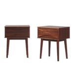 Atticus Solid Wood Mid-Century Modern Nightstand - Image 17