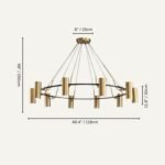 Ecliptis Round Chandelier - Image 7