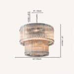 Eikon 2-Tier Chandelier - Image 16