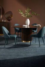 Allisa Dark Brown Dining Table - Image 3