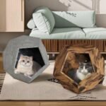 25.98'' Modern Pet Furniture Cat Carrier, Sofa Side Table, Planter MDF Multifunctional Furniture, Burmese Sumac - Image 25