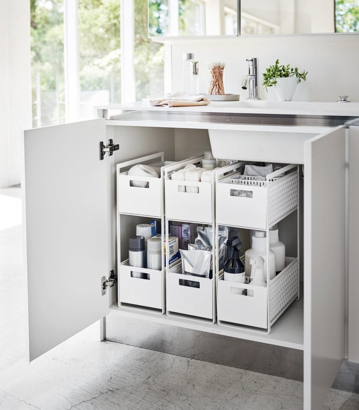 Two-Tier Cabinet Storage Basket - Image 3