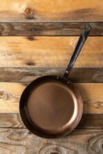 10" Round Carbon Steel Skillet - Hand Forged - Image 4