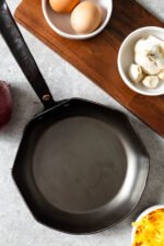 8" Hybrid Carbon Steel Skillet - Hand Forged - Image 3